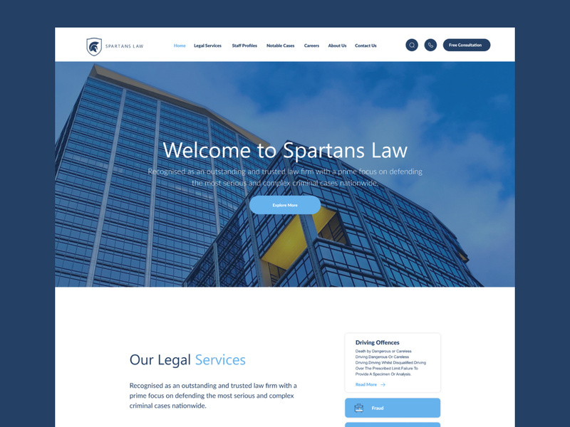 Corporate Landing Page  | Clean