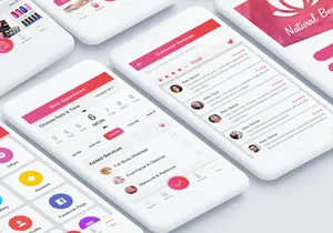 Natural Beauty and Spa Salon App UI Kit