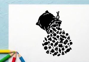 Silhouette of a hand pouring a variety of pills and capsules