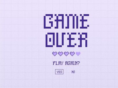 Shiver Glitch | Pixelated Font