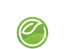 Logos of green Tree leaf ecology nature element vector