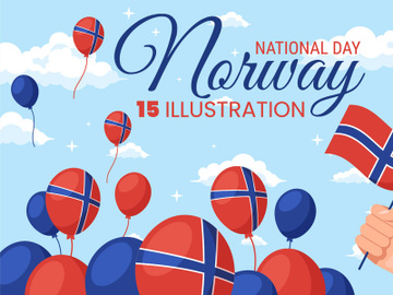 15 Norway National Day Illustration preview picture