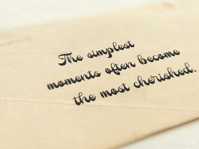 Bastille Fields | Vintage Script