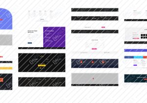 30 Widgets de Rodapé para Web UI Kit Ver-02
