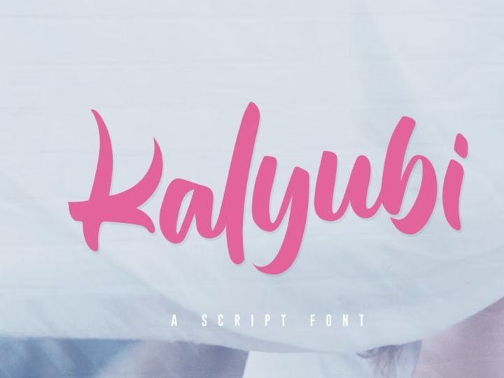 Free Kalyubi Script Font