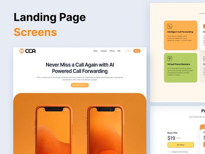 Call Connect AI |  Landing Page UI Kit