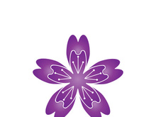 Flower vector icon design template illustration