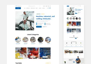 10 Home Pages Woocoomerce UI KIT