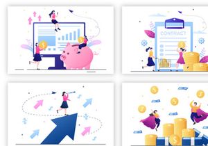 16 Investment Financial Success Freedom Illustration