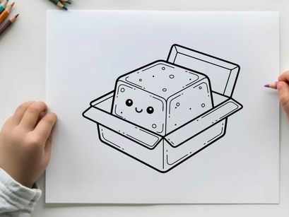Cute toaster happy face vector illustration flat design