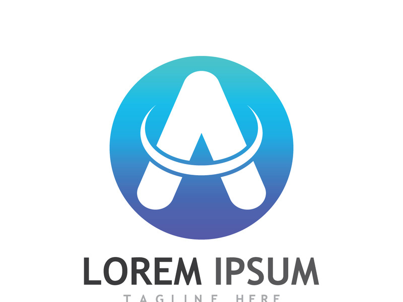 modern and creative initial letter A logo.