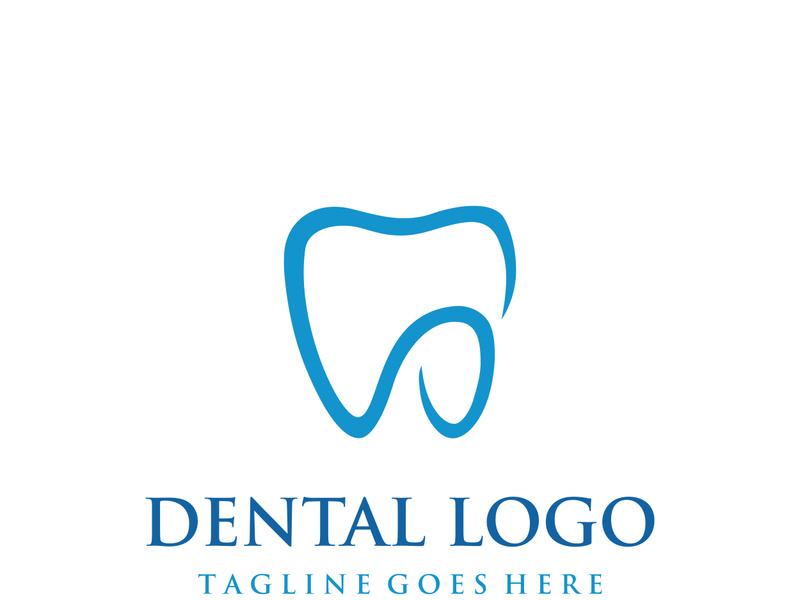 Dental abstract logo. Dental Health, dental care and dental clinic. Logo for health, dentist and clinic.