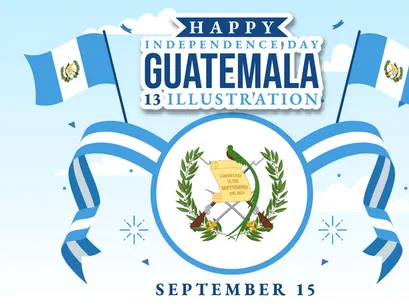 13 Guatemala Independence Day Illustration