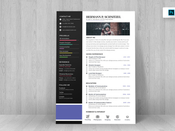 Resume CV Template-73 preview picture