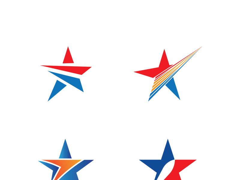 Star vector icon illustration design template