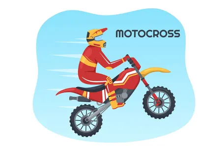 10 Motocross Sport Illustration