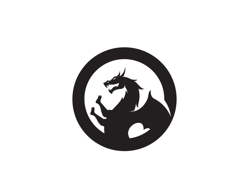 Dragon icon vector illustration design