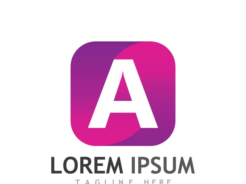 modern and creative initial letter A logo.