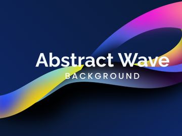 Colorful Gradient Background Wave preview picture
