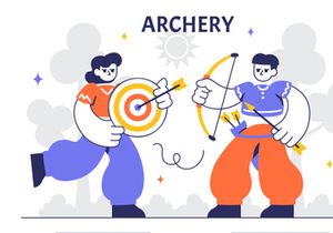 10 Archery Sport Illustration