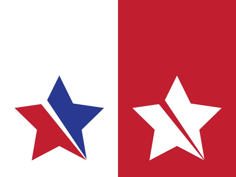 Star icon template vector illustration design
