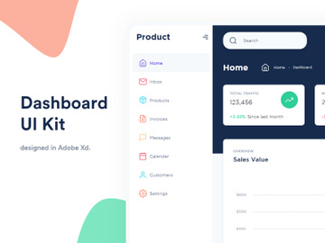 Enterprise Dashboard UI Kit preview picture