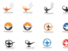 Majic lamp aladin logo
