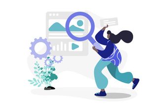 Social Media flat illustration