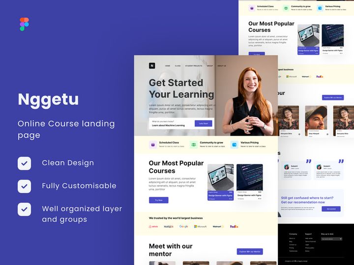 Online Course Landing Page - Nggetu