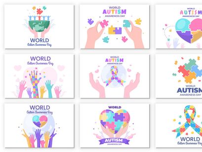 30 World Autism Awareness Day Illustration