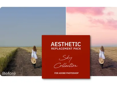 Sky Replacement Bundle for Adobe Photoshop 2021 and late