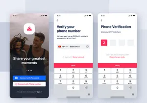 Jazam - Social mobile app UI Kit for FIGMA