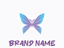 Butterfly logo design