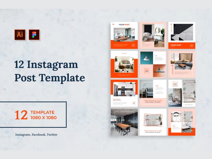 12 Instagram Post Template V.2