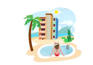 M171_ Enjoy Vacation Illustrations