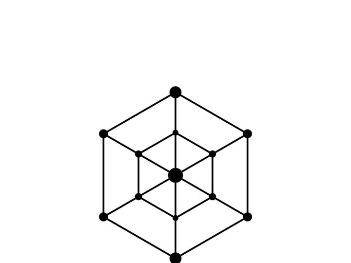 Polygonal line icon  abstract polygonal design vector template