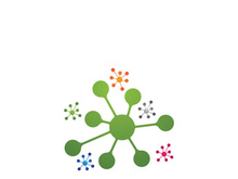 Molecule vector illustration design