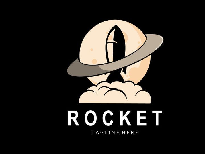 Rocket Logo Design, space exploration vehicle