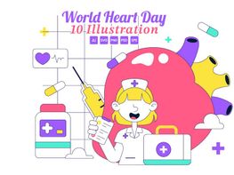 10 World Heart Day Illustration preview picture