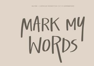 Salting - Handwritten Font