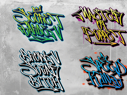 Skypilot | Layered Graffiti Font