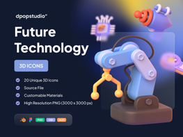 Future Technology - 3D Icons preview picture