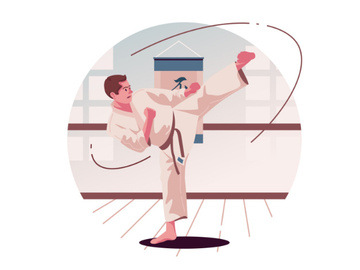 Karate Illustration preview picture