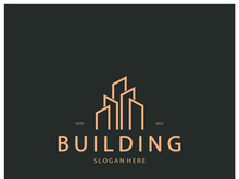 Building logo vector illustration design,Real Estate logo template, Logo symbol icon