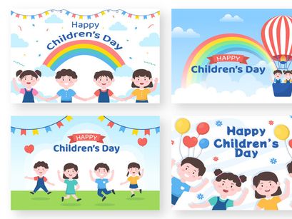13 Happy Children's Day Celebration Illustration