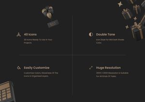 Black Friday 3D icons
