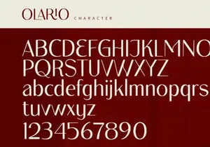 Olario - Sans Serif Font
