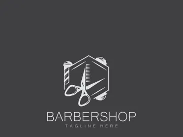 Barber Shop Vintage Element Style logo design preview picture