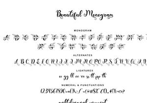 Beautiful Monogram