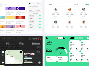 4 Dashboard In 1 Figma Template preview picture